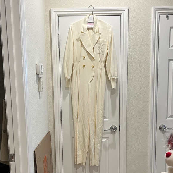 Elegant Cream Jumpsuit - Picture 1 of 5